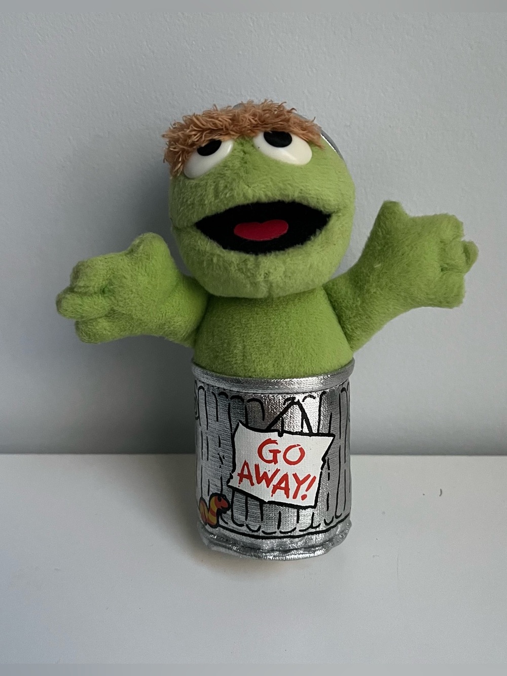 Sesame Street Oscar the Grouch Plush Toy 5.5”